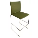 Profim zöld színű fémvázas kárpitozott bárszék