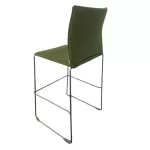 Profim zöld színű fémvázas kárpitozott bárszék