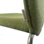 Profim zöld színű fémvázas kárpitozott bárszék