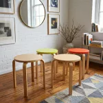 Skandináv stílusú ülőke szett - 4 darabos