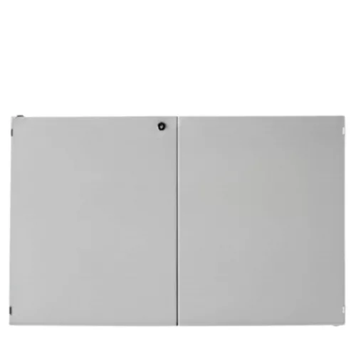 Low-Profile 2-Door Cabinet – Pale Grey