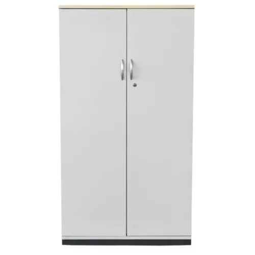 Ezüst-juhar kétajtós, polcos szekrény