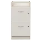 Off-White 2-Drawer Filing Cabinet