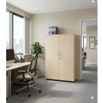 Nyírfa színű polcos szekrény