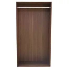 Steelcase nyitott gardróbszekrény — dió színű