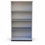 Open Shelving Unit – Silver & Maple