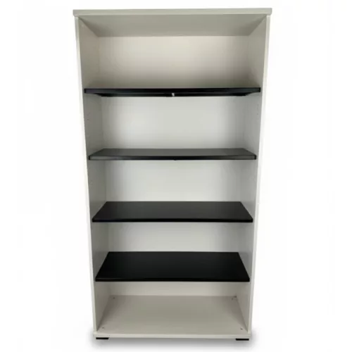 Haworth Office Cabinet with Black Shelves