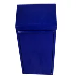 Billenőfedeles fém hulladékgyűjtő - hármas szett