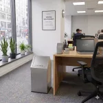 Billenőfedeles rozsdamentes irodai kuka