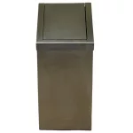 Billenőfedeles rozsdamentes irodai kuka