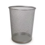 Fémhálós ezüst papírkosár