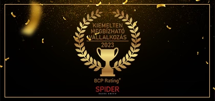 BCP Rating megbízhatósági minősítést kaptunk!