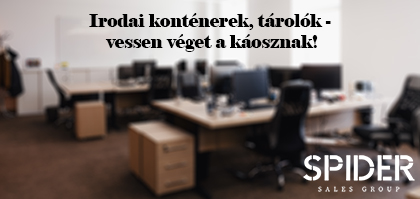 Irodai konténerek, tárolók - vessen véget a káosznak!